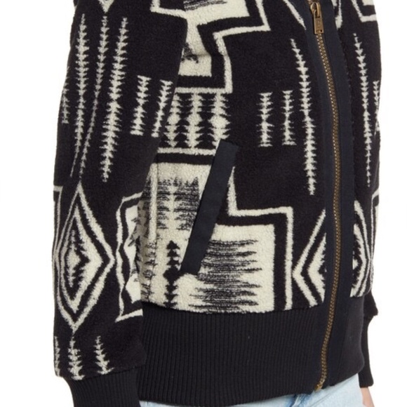 Pendleton Women's Foxglove Print Zip Jacket Size Medium - Picture 3 of 12